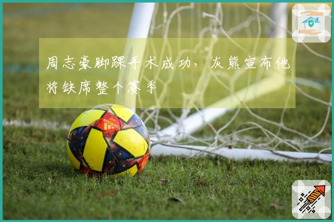 周志豪脚踝手术成功，灰熊宣布他将缺席整个赛季